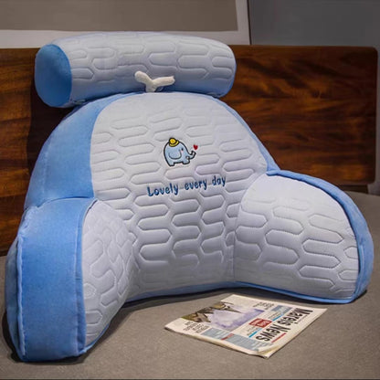 Cartoon Lumbar Pillow in Summer Latex Ice Silk