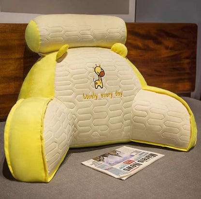 Cartoon Lumbar Pillow in Summer Latex Ice Silk