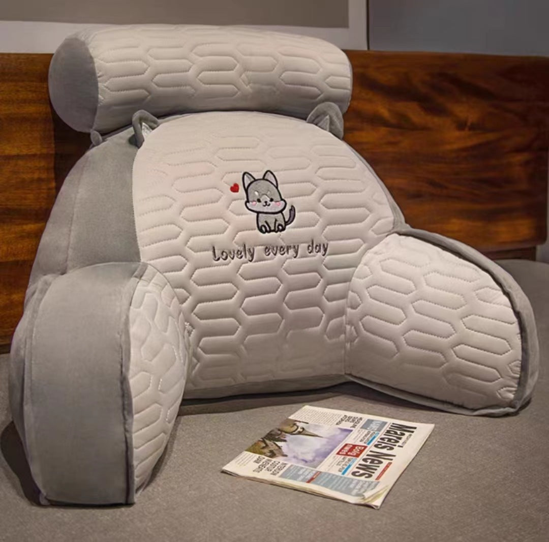 Cartoon Lumbar Pillow in Summer Latex Ice Silk