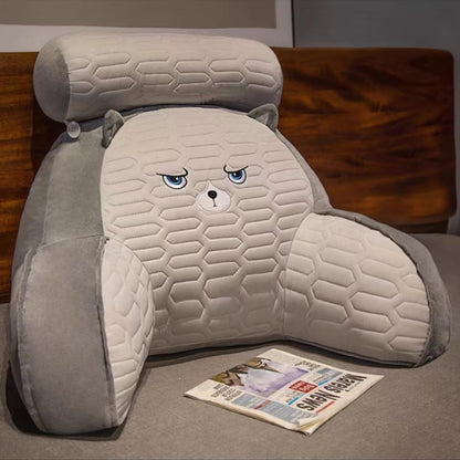 Cartoon Lumbar Pillow in Summer Latex Ice Silk